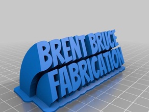 brent office customized 3d print model - Mito3D
