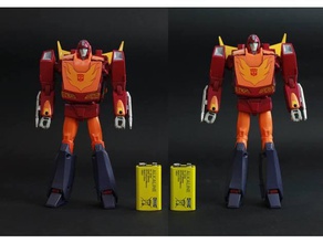 transformers mp-28 masterpiece hot rodimus knee replacement toy game accessories 3d print model - Mito3D