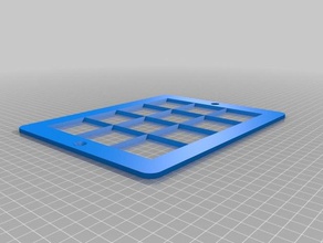 my customized 3d printable keyguard grid-based free-form hybrid aac apps tablets