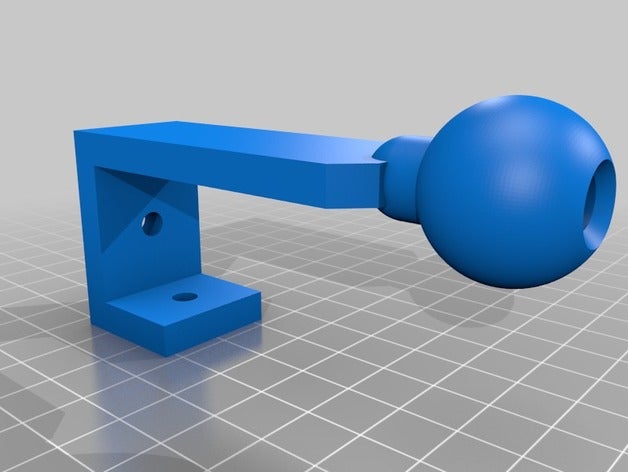 douille à bille sous le contre-sommet du mont 3d de l'imprimante accessoires webcam 3D print model - Mito3D