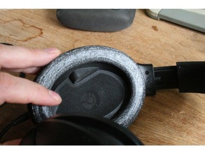 senheisser hd515 remplacement des oreillettes de la musique flexible casque d'écoute ninjaflex réparation partie 3d print model - Mito3D