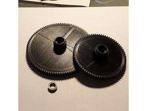 hobbymat md65 proxxon sd300 gears automatic feed parts drehbank lathe 3d print model - Mito3D