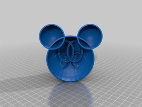sfera di mickey mouse disturbo schizoaffettivo sintomo sculture 3d print model - Mito3D