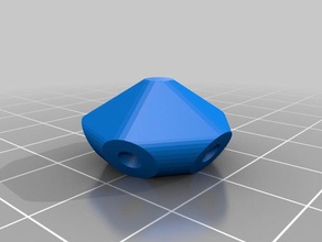 meu personalizados icosaedro conectores esculturas 3d print model - Mito3D