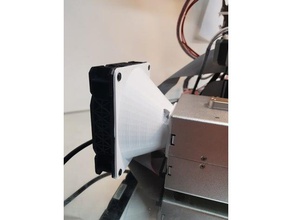 geeetech fanduct 120 60 mm 3d la impresión Ventilador de 120mm conducto refrigeración del ventilador i3 pro mk8 suministro montaje 3d print model - Mito3D