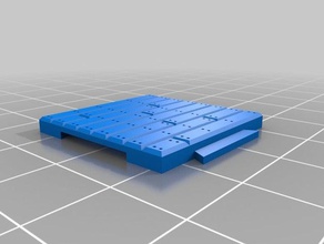 simple mazmorra de baldosas madera los juguetes juegos 3d print model - Mito3D