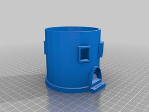 peri evi alevsiz tealight tutucu 3d baskı 3d print model - Mito3D