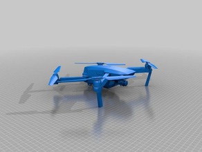 dji mavic pro &beta03 3d la impresión drone 3d print model - Mito3D
