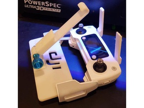 dji mavic pro controller cell phone holdermount hobby drone galaxy iphone samsung 3d print model - Mito3D