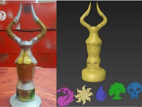 bolas trophy 3d printing commander edh edhrec kya magic gathering mtg 3d print model - Mito3D
