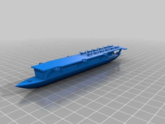 aircraft carrer ryujo 3d printing carrier japanese navy ship war ww2 3D print model - Mito3D