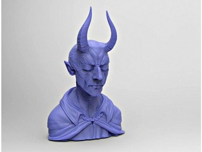 démon de la pensée sculptures 3d print model - Mito3D
