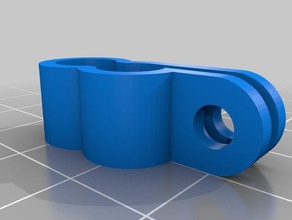 my customized cable clip 2 diy 3d print model - Mito3D