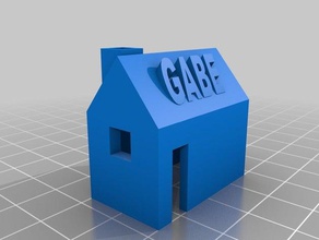 gabriel house1 3d l'impression 3d print model - Mito3D