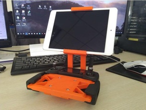 4 dji In mavic pro denetleyicisi adaptör ipad mini rc araç diy uzaktan kumanda 3d print model - Mito3D