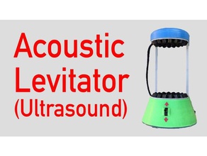 acústico levitator caso brinquedos jogos a levitação acústica levitron 3d print model - Mito3D