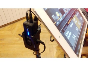 irig pro mic stand holder music 3d print model - Mito3D