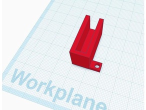 chain gantry support bracket 3d printing eleksmaker laser xaxis 3d print model - Mito3D