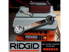 ridgid oscillating edgebelt spindle sander wrench tools 3d print model - Mito3D