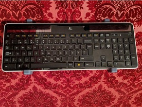 keyboard wall mount computer 45 degree 3d print model - Mito3D