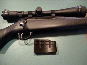 tikka t3 magazine block 1 round load port short long action sport outdoors rifle lite 3d print model - Mito3D