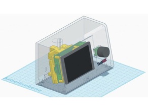 squeezeradio 3d baskı ev otomasyon raspberry pi ses hoparlör squeezebox 3d print model - Mito3D