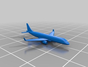 a embraer 190 brinquedos jogos 28mm de avião aviao plastimodelism 3d print model - Mito3D