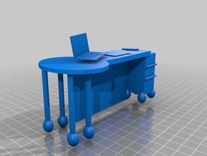 teacher desk lr 3d printing 3d print model - Mito3D