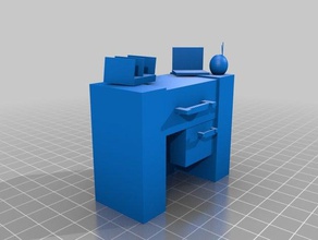 teachers desk mm 3d printing 3d print model - Mito3D