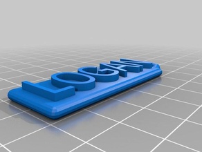 logan portachiavi i personalizzato 3d print model - Mito3D