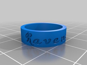ravenclaw ring2 anelli personalizzato 3d print model - Mito3D