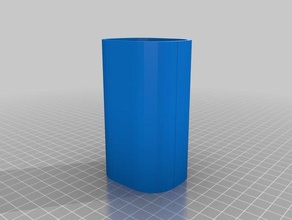 rounded box62x42x90my customized parametric corners box containers 3d print model - Mito3D