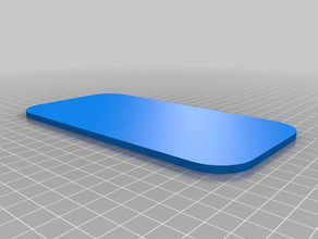rounded box92x180x4my customized parametric corners box containers 3d print model - Mito3D