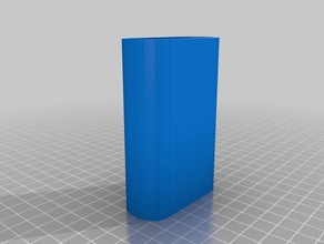 rounded box61x27x90my customized parametric corners box containers 3d print model - Mito3D