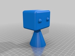 pop cabeza de la marioneta dedo base 3d impresión 3d print model - Mito3D
