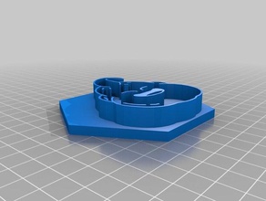 majin boo dos cortador de galletas alimentos beber 3d print model - Mito3D