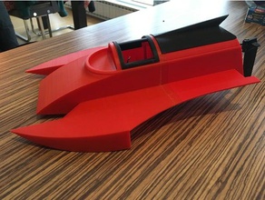 rc boat 2204 motor vehicles nsfw rcboat workinprogress 3d print model - Mito3D