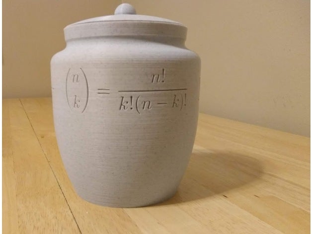 probabilidade de urna mármore estatísticas 3D print model - Mito3D