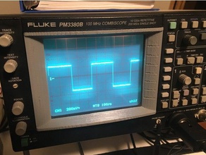 screen bezel fluke pm33xx combiscope oscilloscope electronics replacement parts test equipment 3d print model - Mito3D