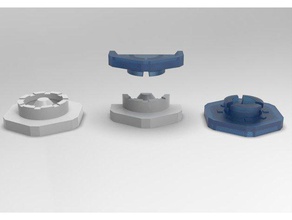 rotação juntas de papelão fabricação construção brinquedos 3d print model - Mito3D