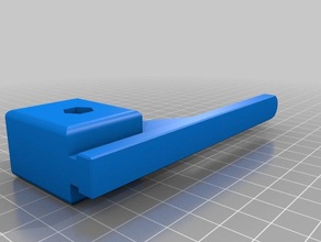 bosch guide rail head clamp diy 3d print model - Mito3D