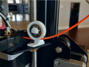 ender 3 compact filament roller guide 3d printer accessories 3d print model - Mito3D