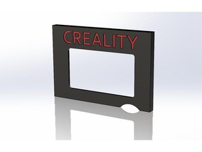 creality ender 3 coperchio del display 3d la stampante accessori 3d print model - Mito3D