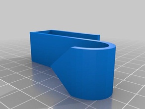 meine angepasste über-Tür-Haken Bad 3d print model - Mito3D