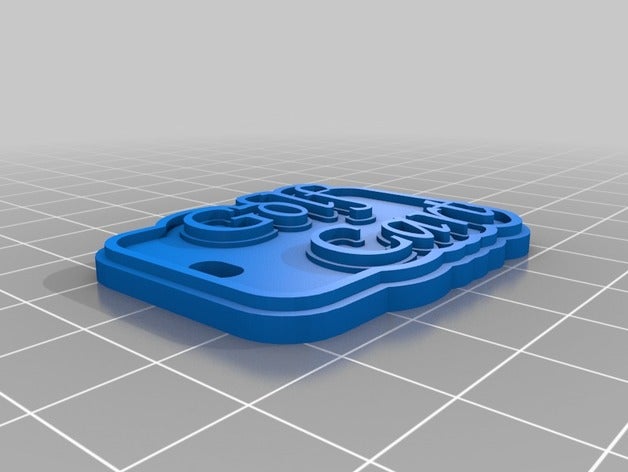 carrinho de golfe chaveiro chaveiros personalizado 3D print model - Mito3D