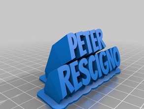 peter office customized 3d print model - Mito3D