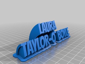 laura ofis özelleştirilmiş 3d print model - Mito3D