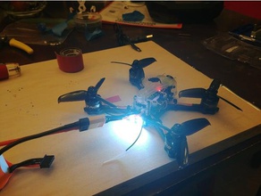 diatone r349 led light bracket rc vehicles racing drone fpv lights rabbit 3d print model - Mito3D