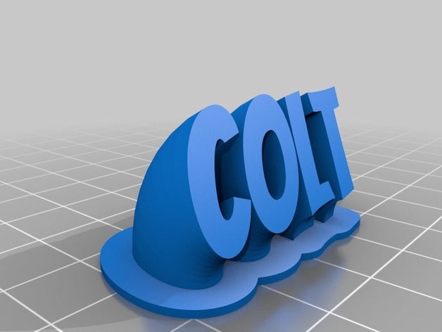colt office customized 3D print model - Mito3D