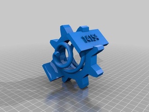 blitzbotz ftc 14154 team-marker whirligig Zeichen logos erste Robotik 3d print model - Mito3D